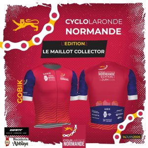 maillot collector cyclo ronde normande 2026